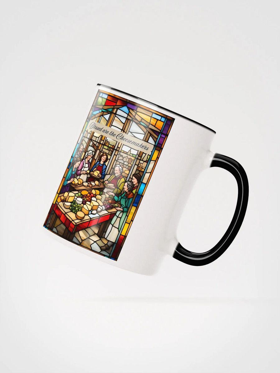 Blessed are the Cheesemakers Stained Glass Mug #03 product image (2)