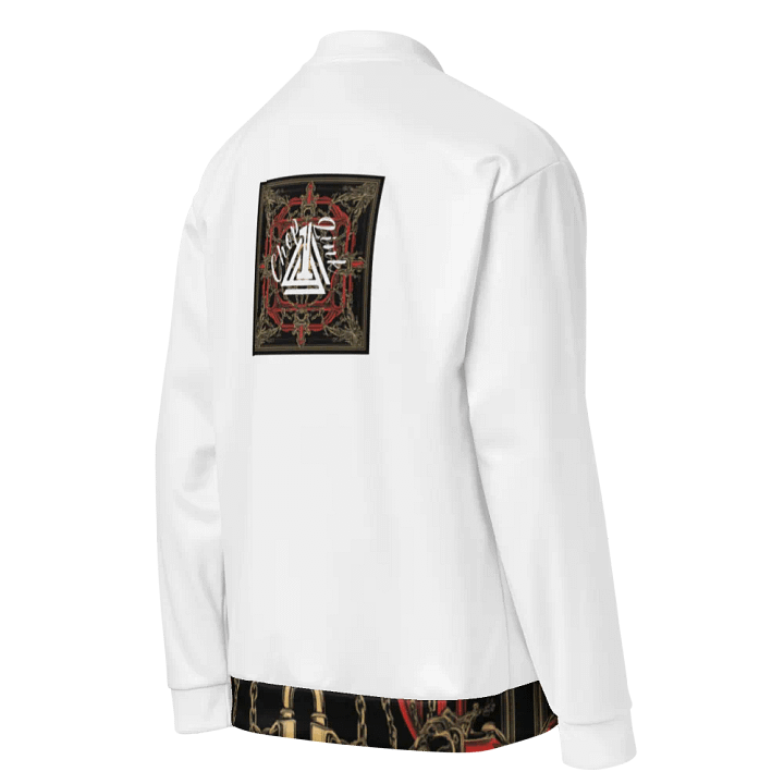 White and Royalty Bomber Jacket product image (2)