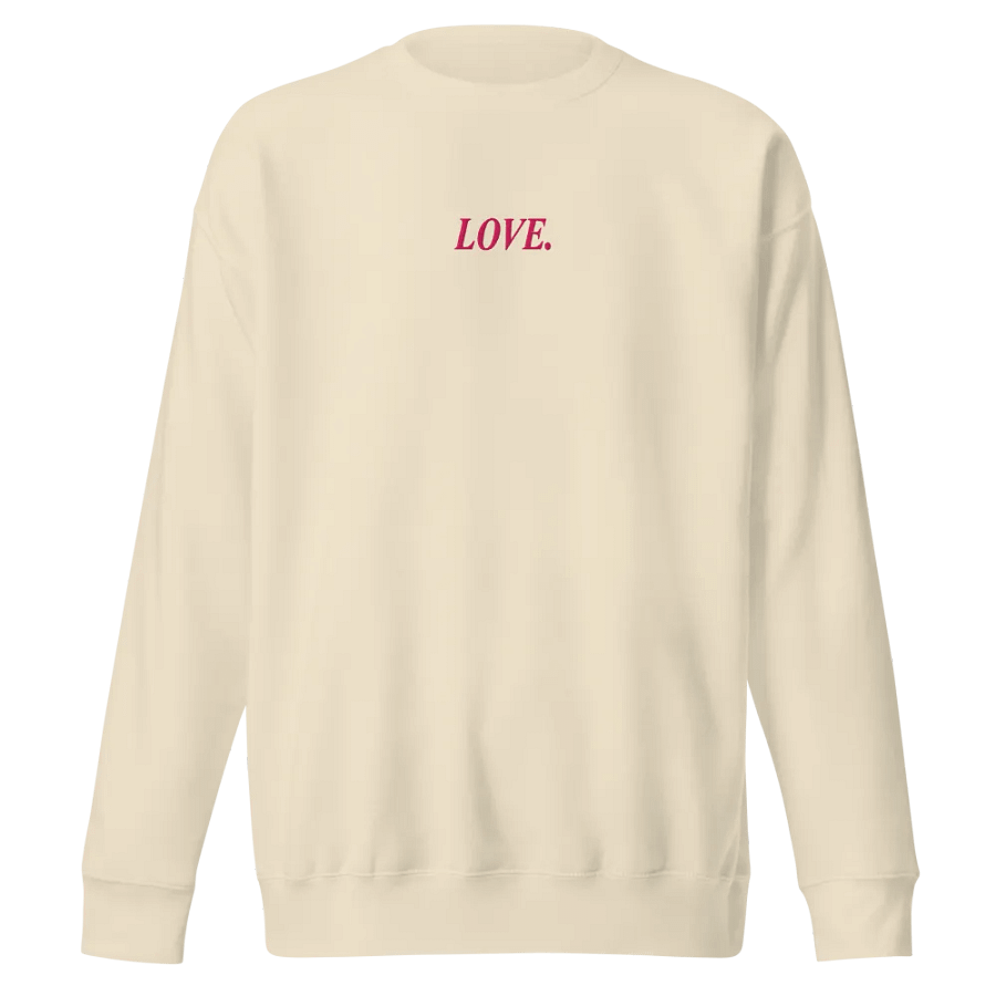 "LOVE" ⎼⎼⎼ 'ESSENTIAL' SWEATSHIRT product image (1)