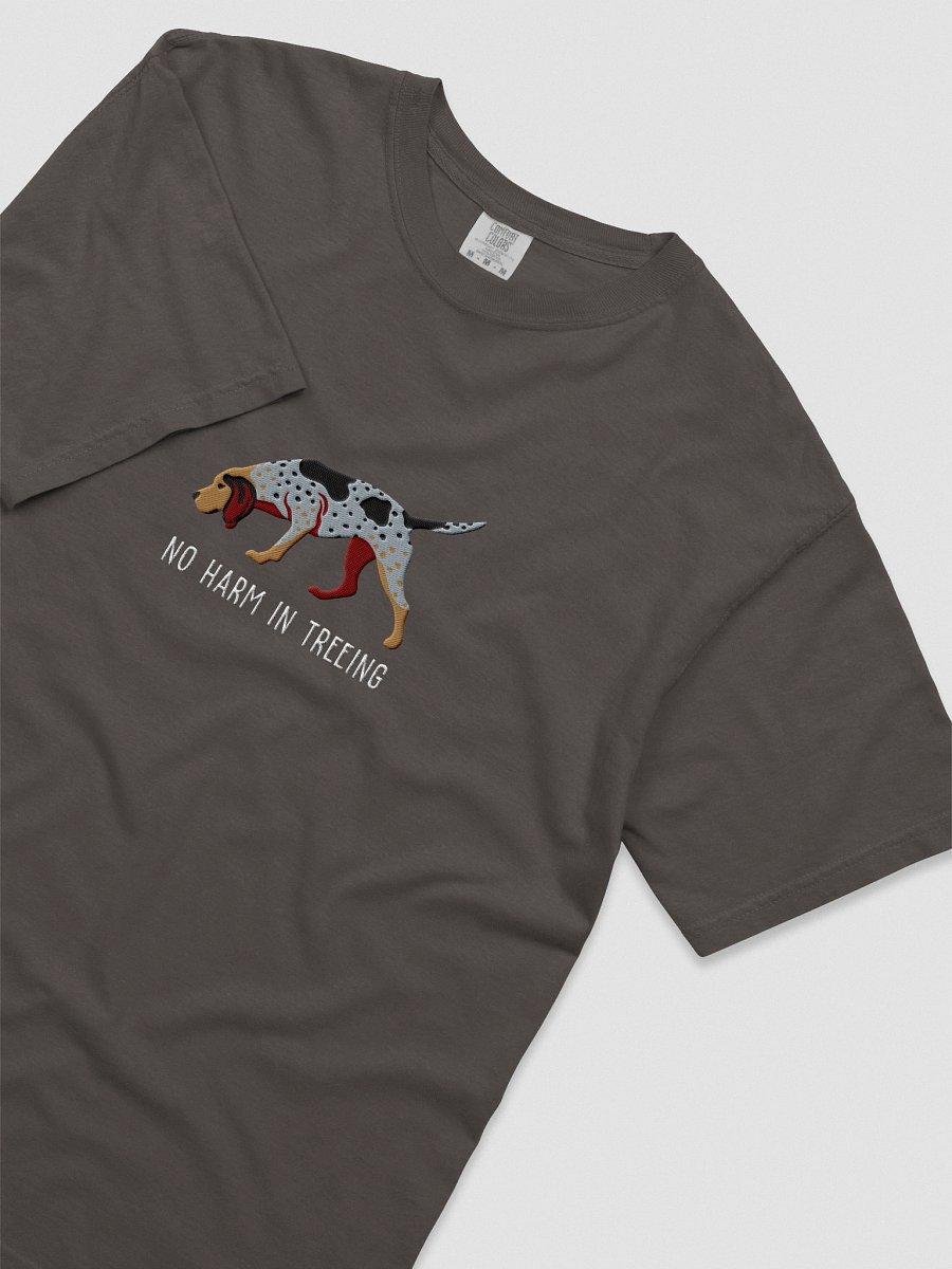 No Harm in Treeing T-Shirt(Embroidered) of an American English Coonhound product image (29)