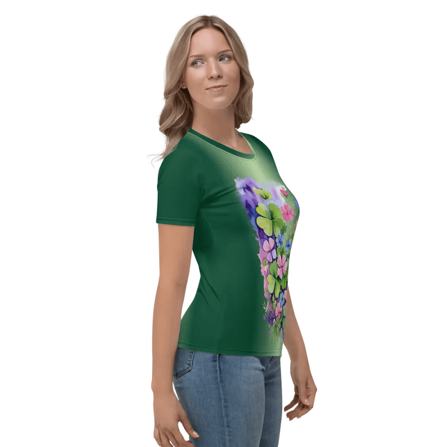 St. Patricks Day Clovers T-shirt product image (4)