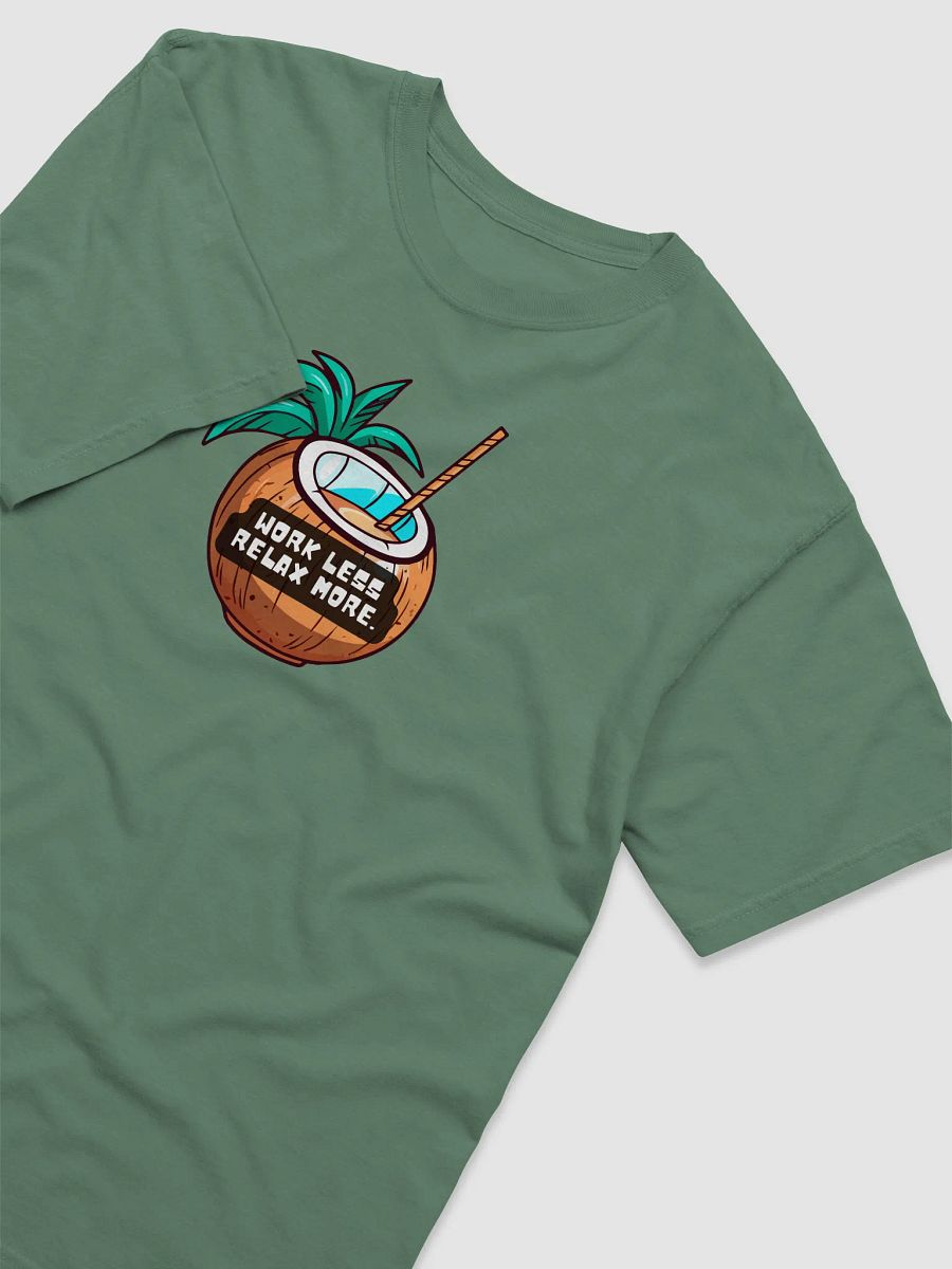 Tropical Vibes Coconut T-Shirt | work less relax more product image (32)