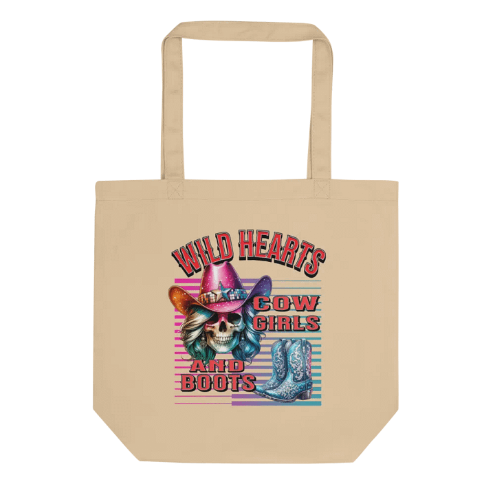 Wild Hearts Cowgirls And Boots Eco-Friendly Tote Bag product image (1)