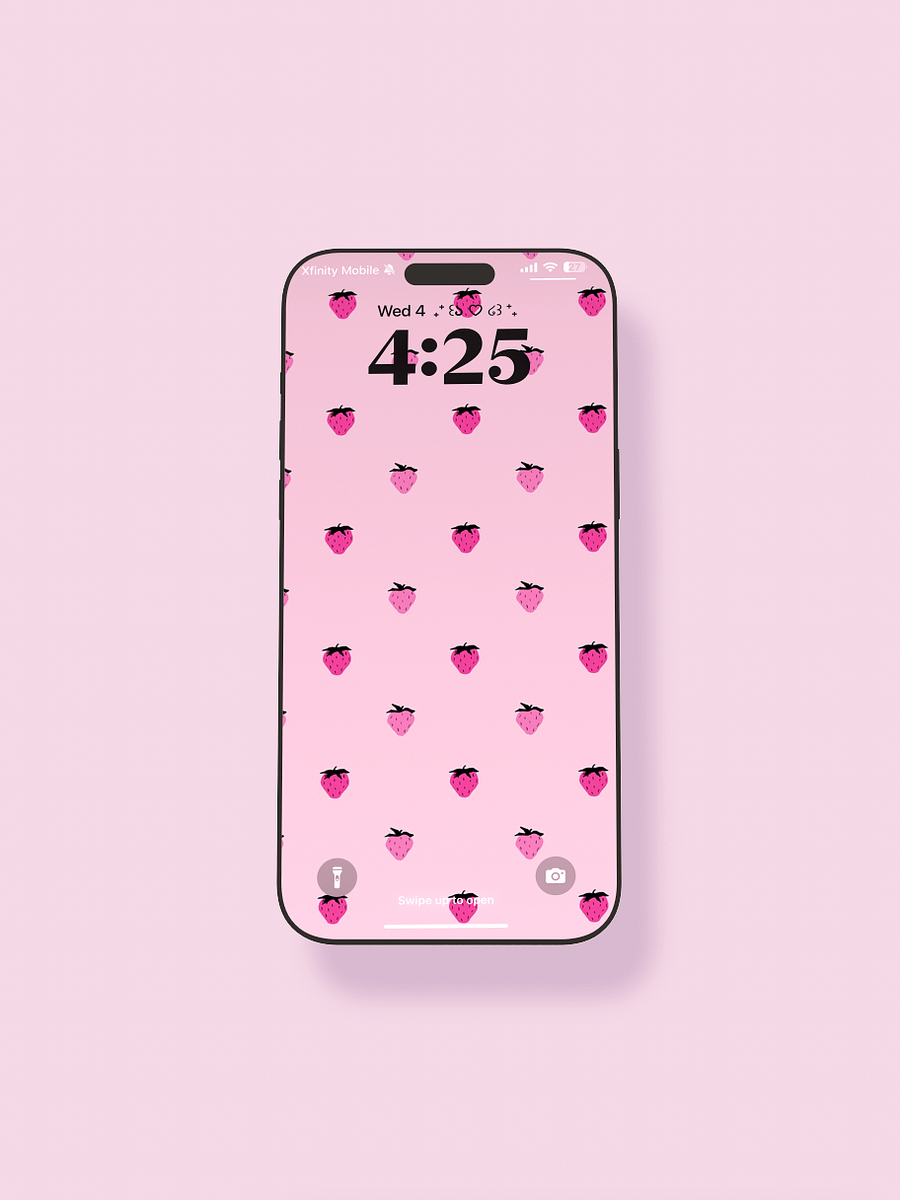 strawberry phone theme/icon set product image (2)