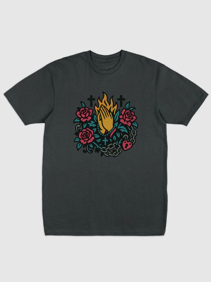Flaming Prayers Graphic T-shirt product image (6)