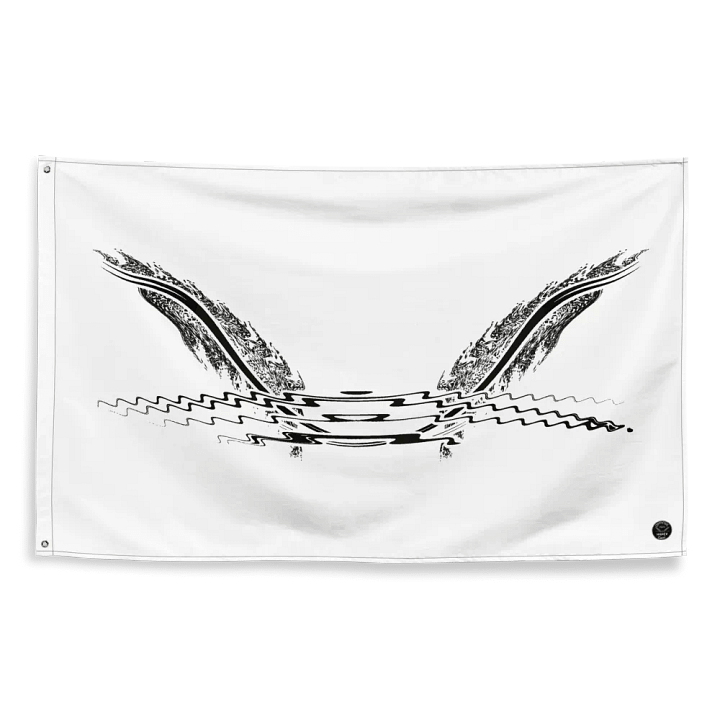 HApex Gear Black Logo - White - Flag product image (2)