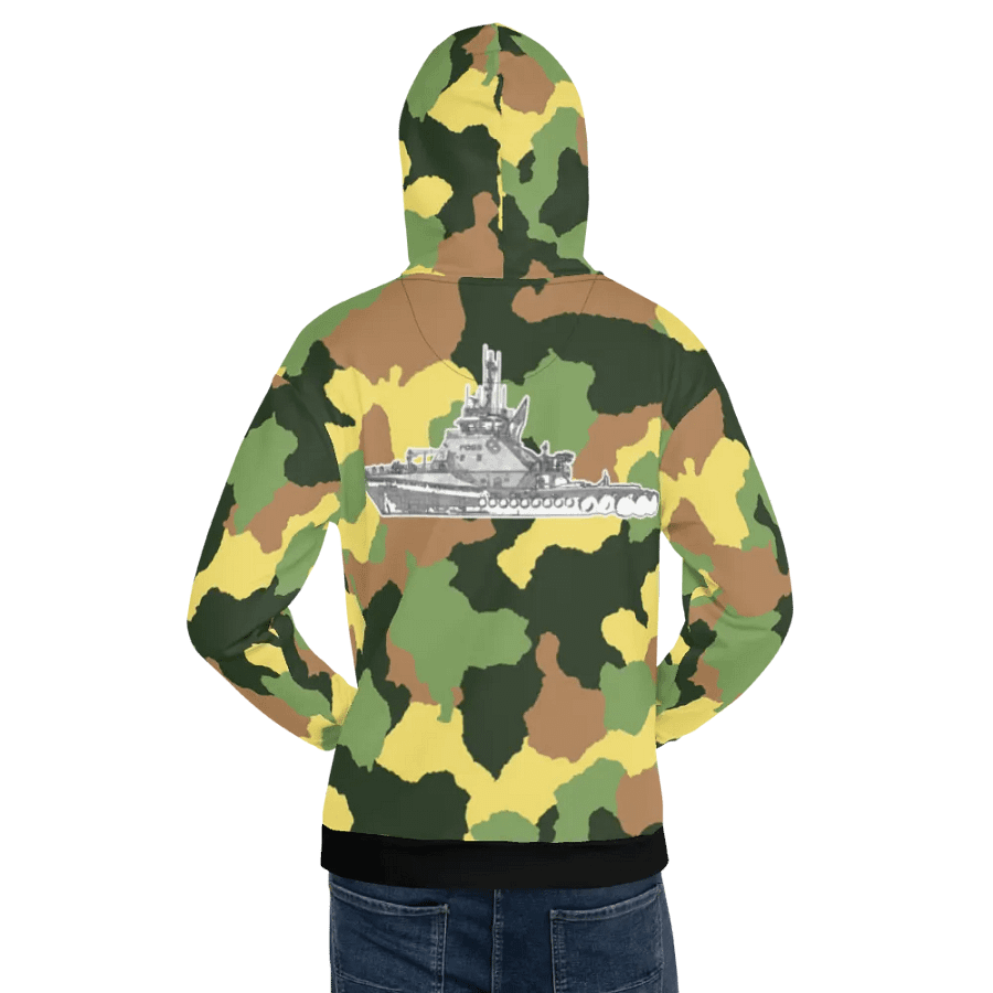 Green Camouflage Foss tug Sketch Hoodie product image (7)
