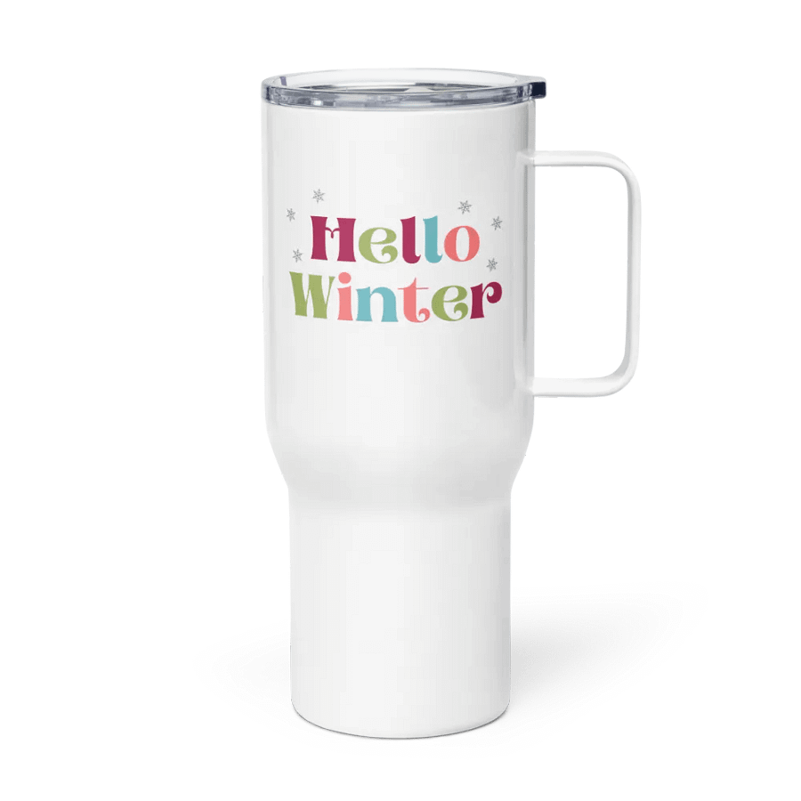 Vibrant Winter Delight Travel Mug product image (3)