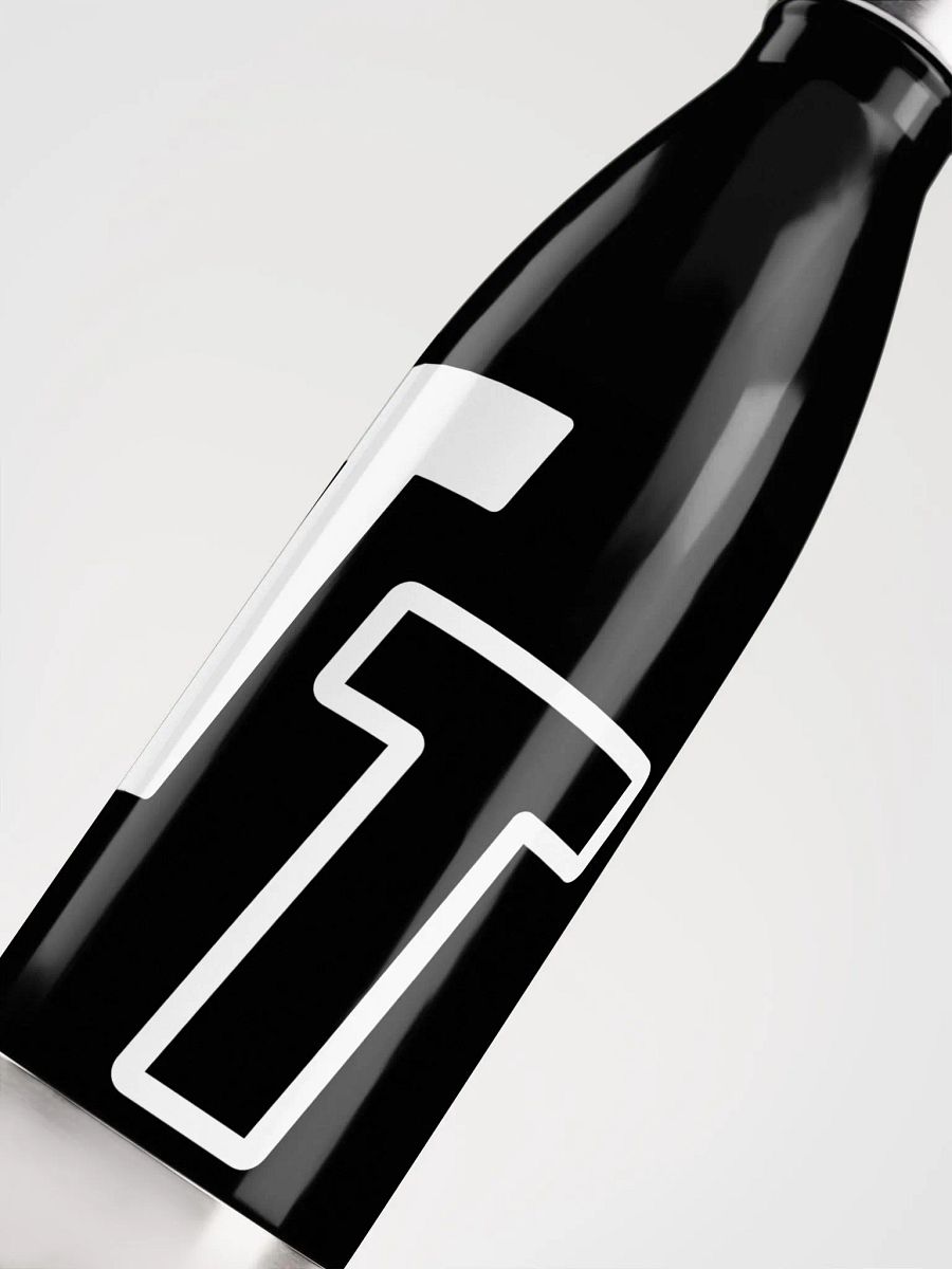 Trendy Stainless Steel Water Bottle - Black product image (5)
