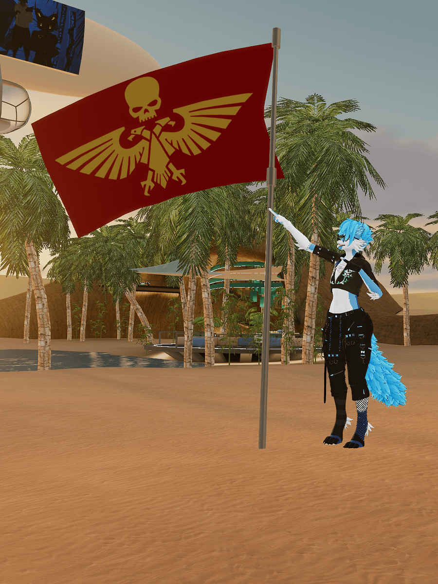 Drapeau [ Asset avatar VRchat ] - V 1.0 product image (3)