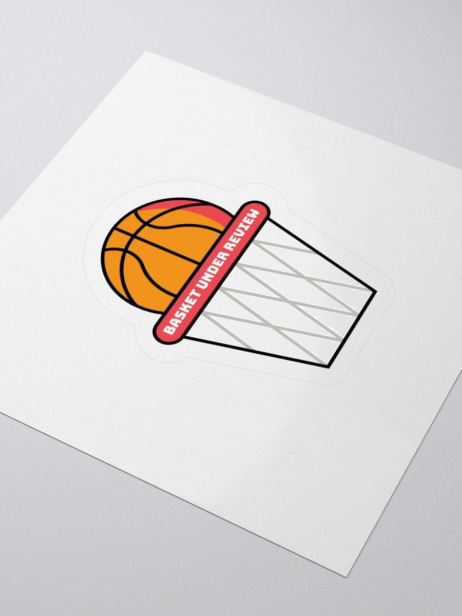 Basket Under Review Sticker product image (3)