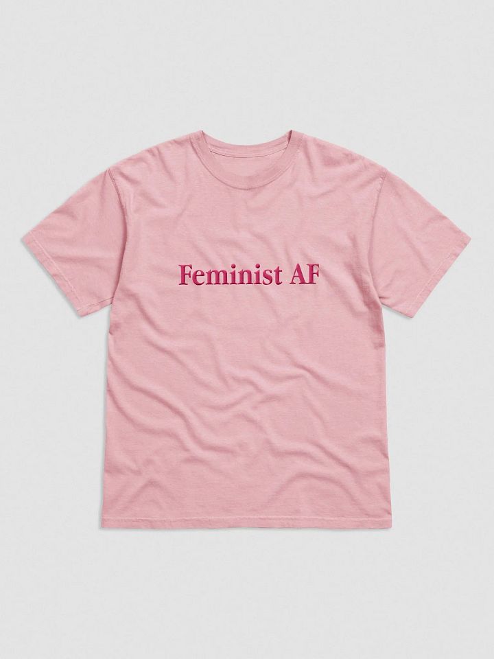 'Feminist AF' Embroidered Tee product image (1)