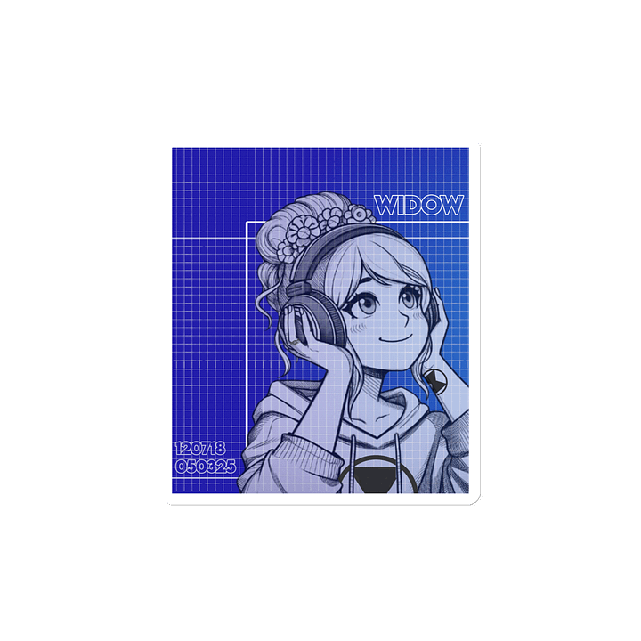 Widow Blueprint Magnet product image (2)