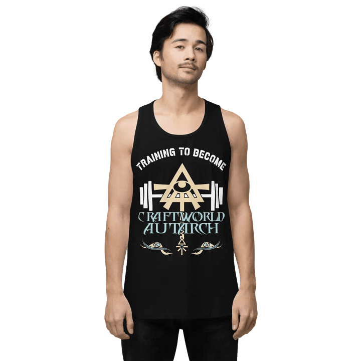 Training to Become Craftworld Autarch - Warhammer Aeldari Gym Tank top product image (1)