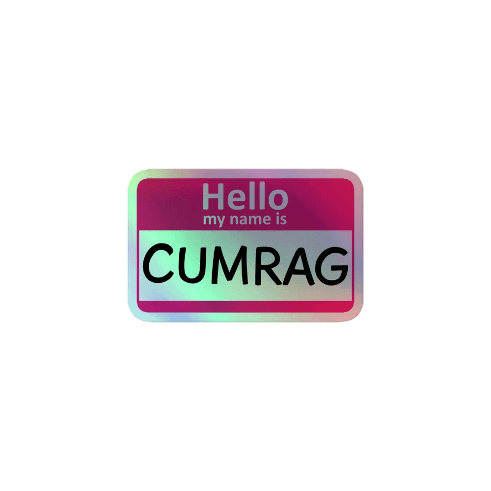 Cumrag Sticker Holographic product image (1)
