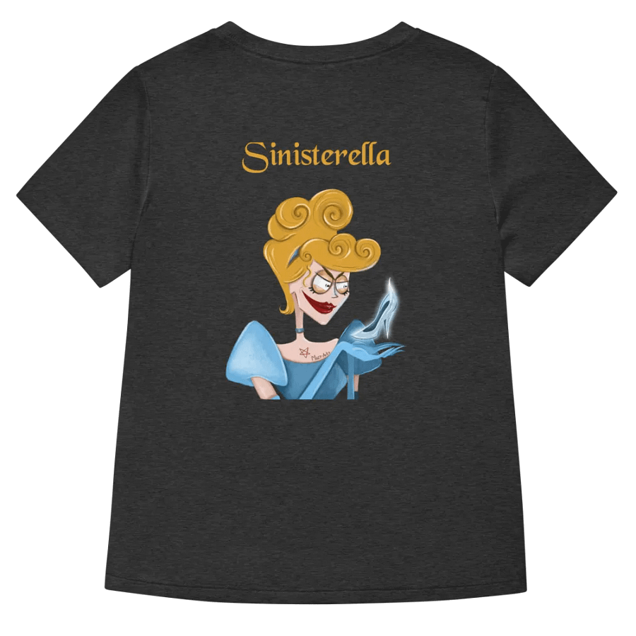 Sinisterella Graphic Printed V Neck T-shirt product image (4)