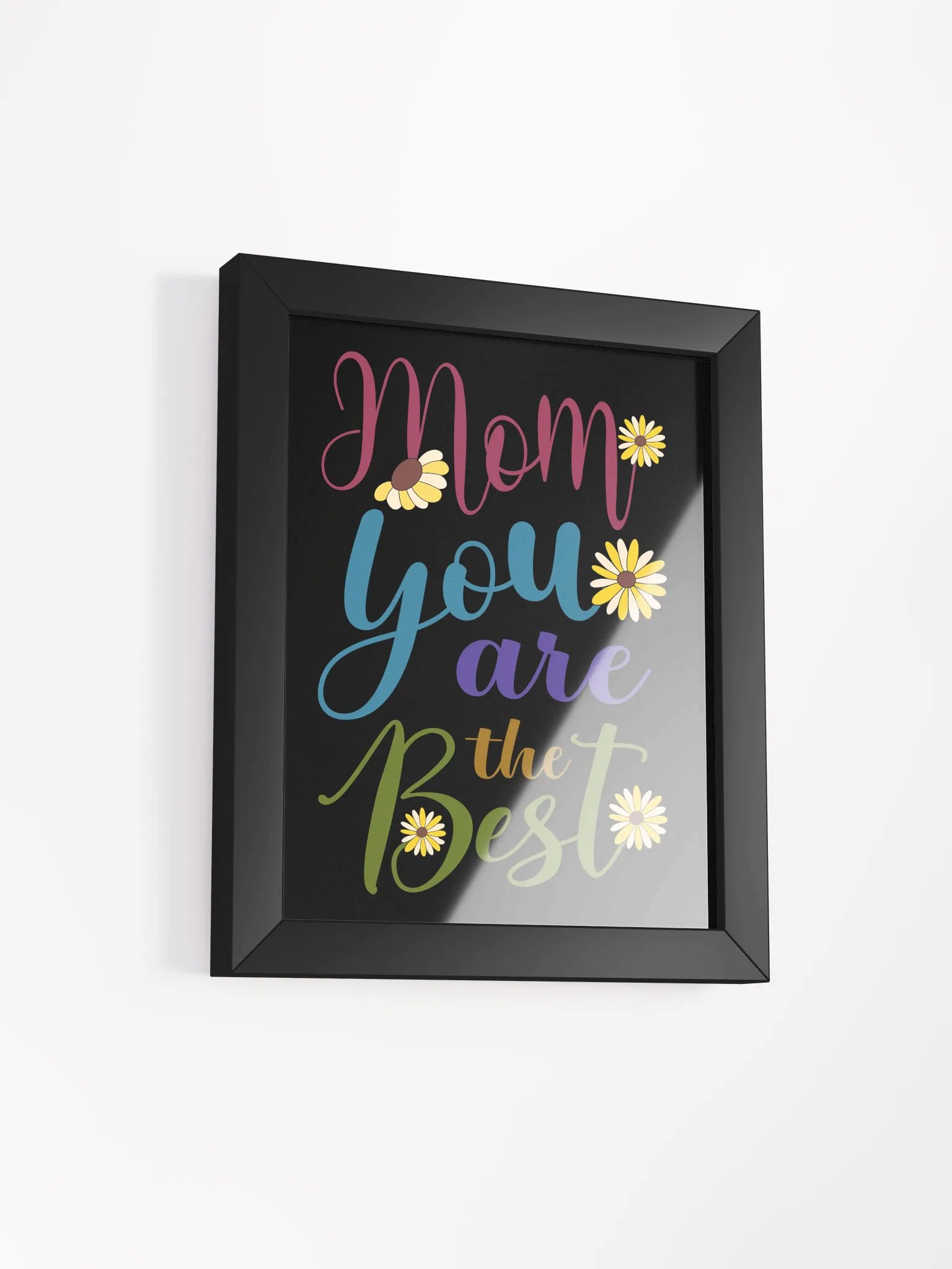 Mom You are the Best - Daisy Delight Framed Poster product image (33)