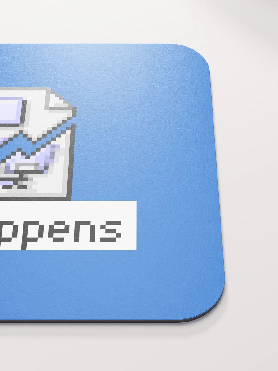 Sit Happens Mouse Pad (Blue) product image (5)