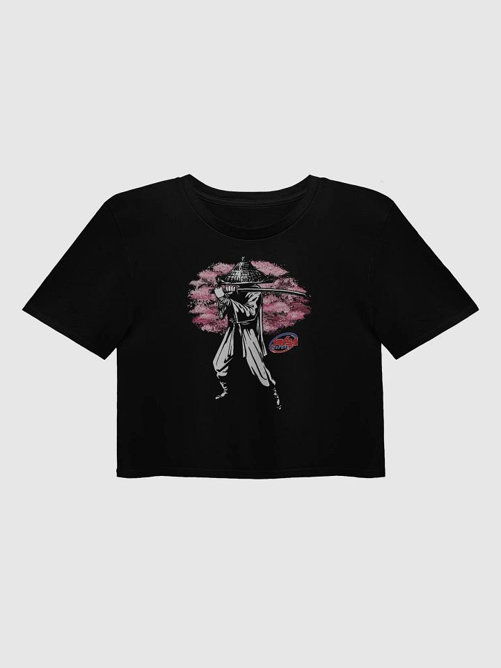 Cherry Blossom & Samurai Crop Top product image (1)