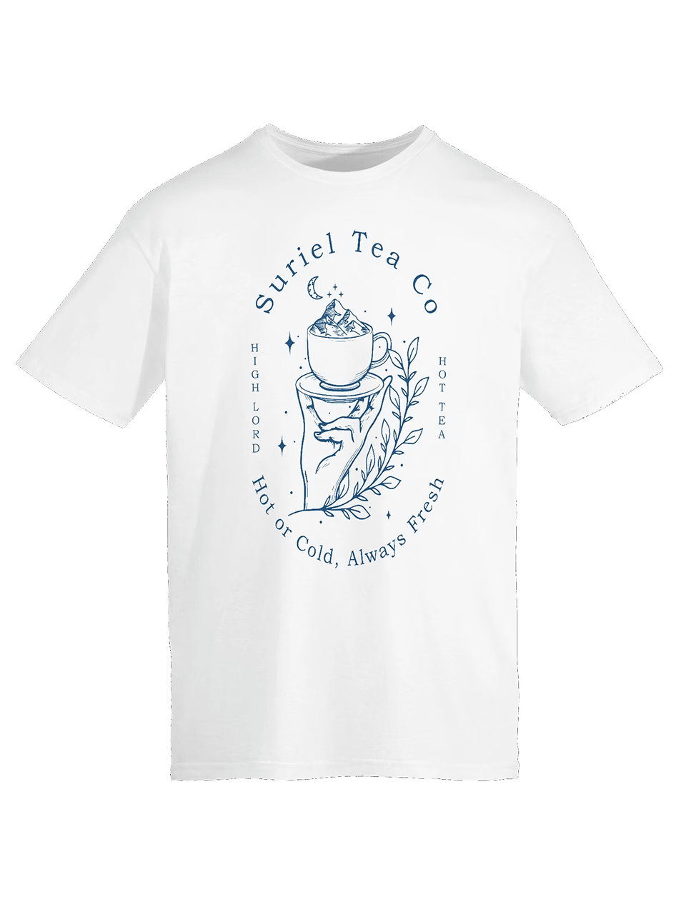 The Suriel Tea Co Suriel Tea Company Spill The Tea Velaris ACOTAR Symbol T-Shirt 1WH2 product image (1)