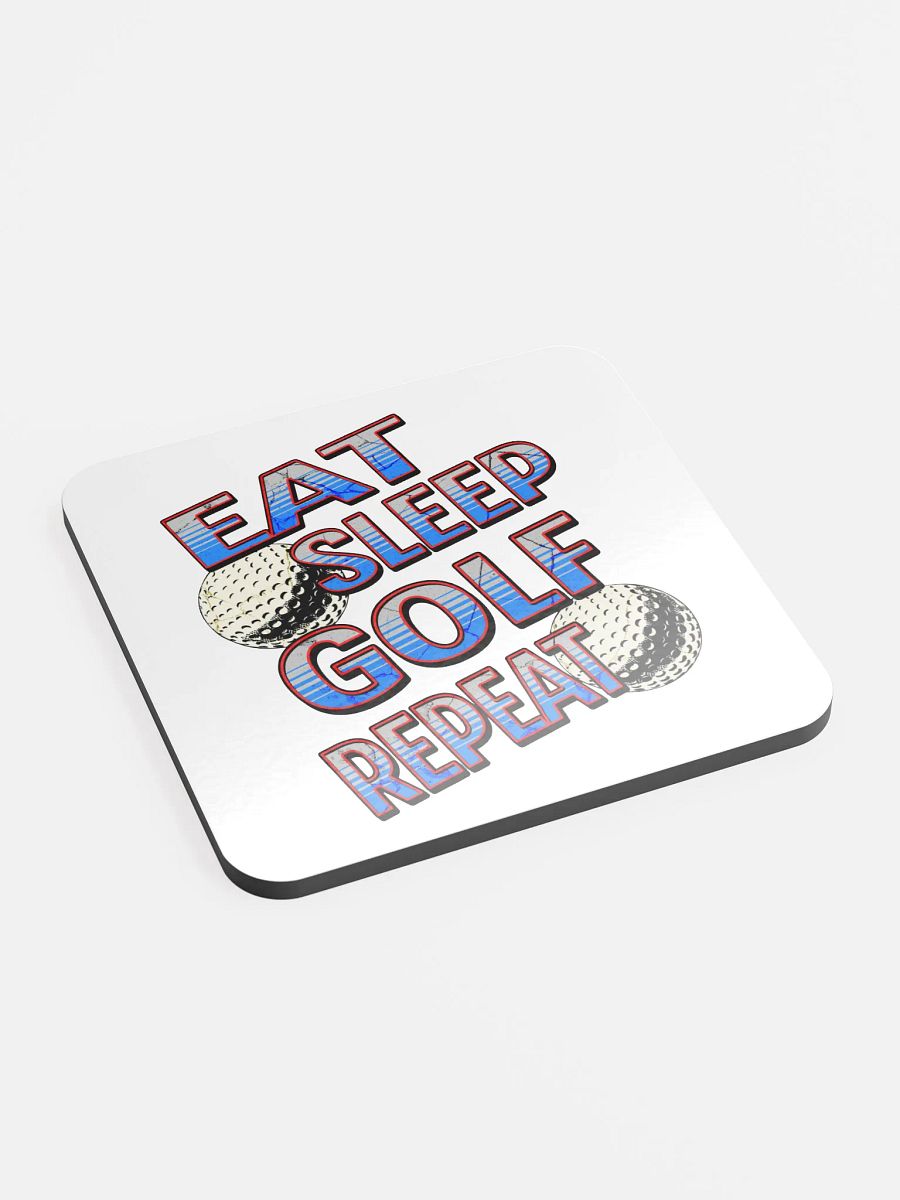 Eat Sleep Golf Repeat Angle Dynamic Ball Coaster Set product image (3)