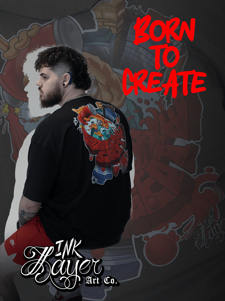 Born To Create Premium T-Shirt product image (2)