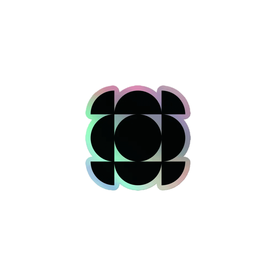 BTC! Logo Holographic Sticker product image (1)