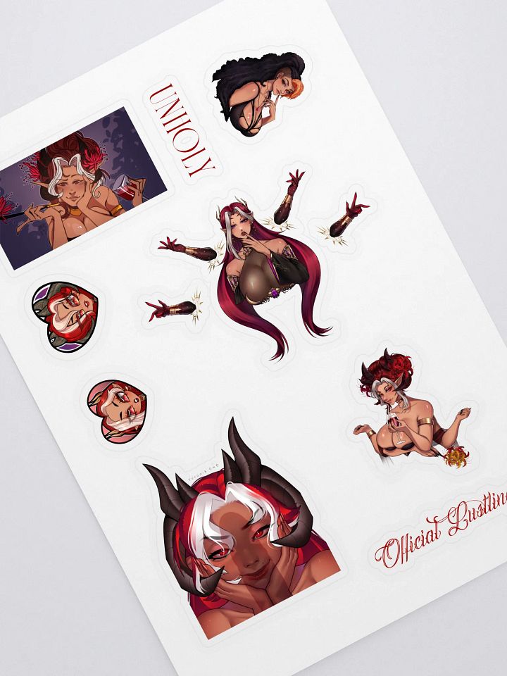 Ultimate Unholy Vashti Sticker Set product image (1)