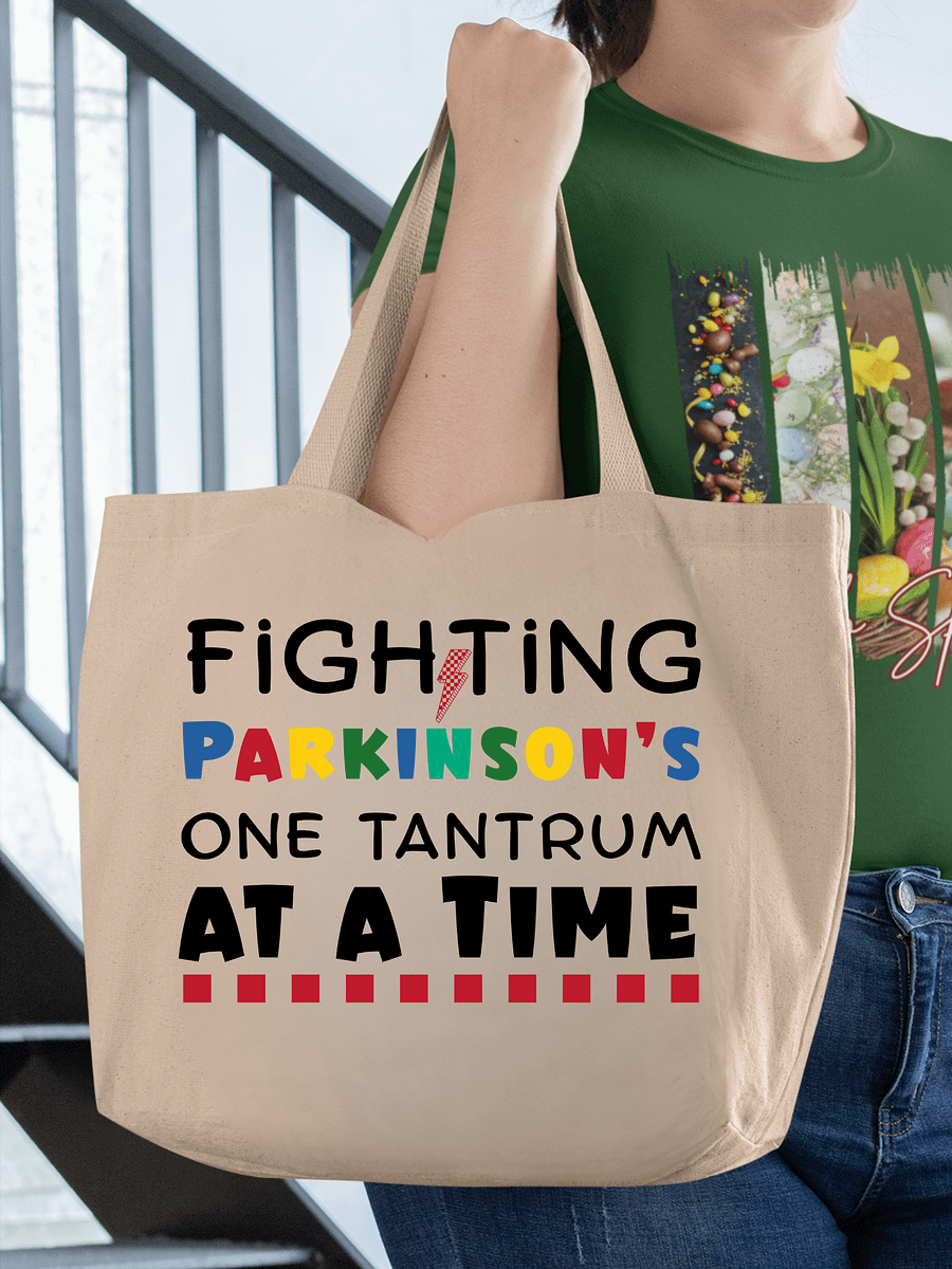 Fighting Parkinson’s One Tantrum at a Time. Eco Tote Bag product image (1)