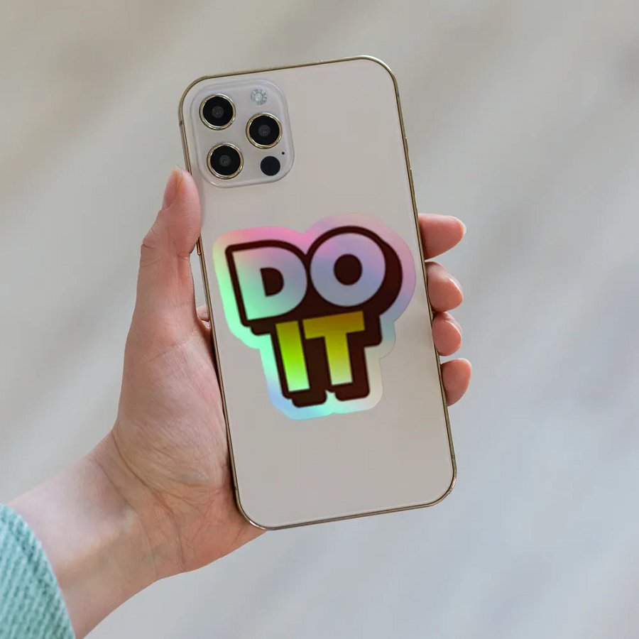 DO IT Holographic Sticker product image (8)