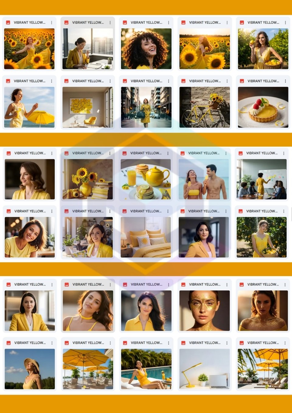 220 VIBRANT YELLOW LEMON BOSS STOCK IMAGES BUNDLE FOR BOLD FEMALE EMPOWERMENT product image (3)