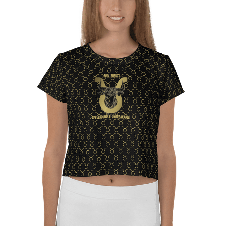 Taurus 2025, Bull Energy, Crop Top Tee product image (1)