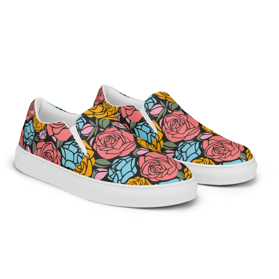 Rose Garden Slip-On Canvas Shoes product image (6)