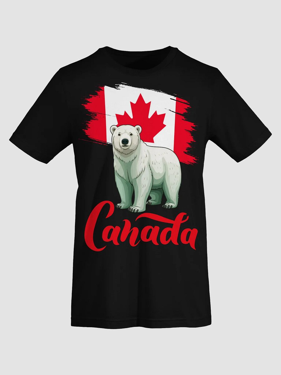 Canadian Flag Polar Bear T-Shirt product image (4)