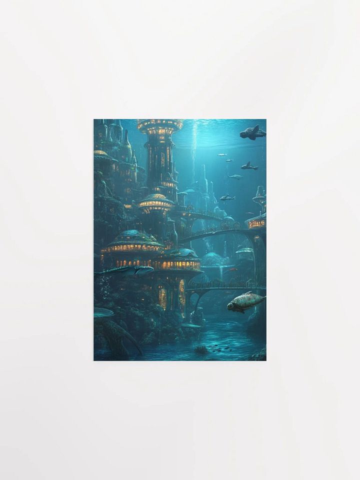 Mystical Underwater City Poster product image (6)