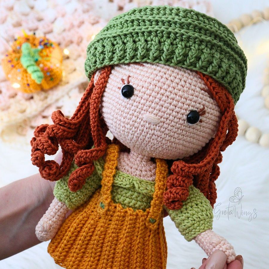 Doll Amber Autumn Pattern Amigurumi (Digital download) product image (9)