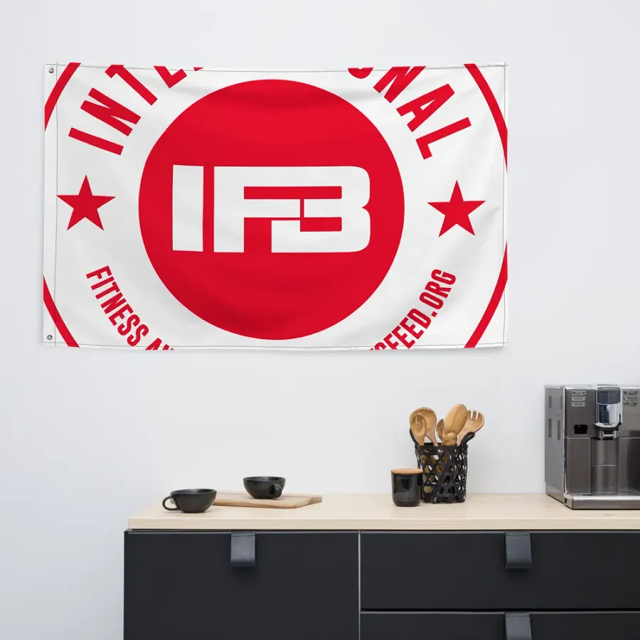 IFBNewsfeed.Org's All-Over Print Flag product image (6)