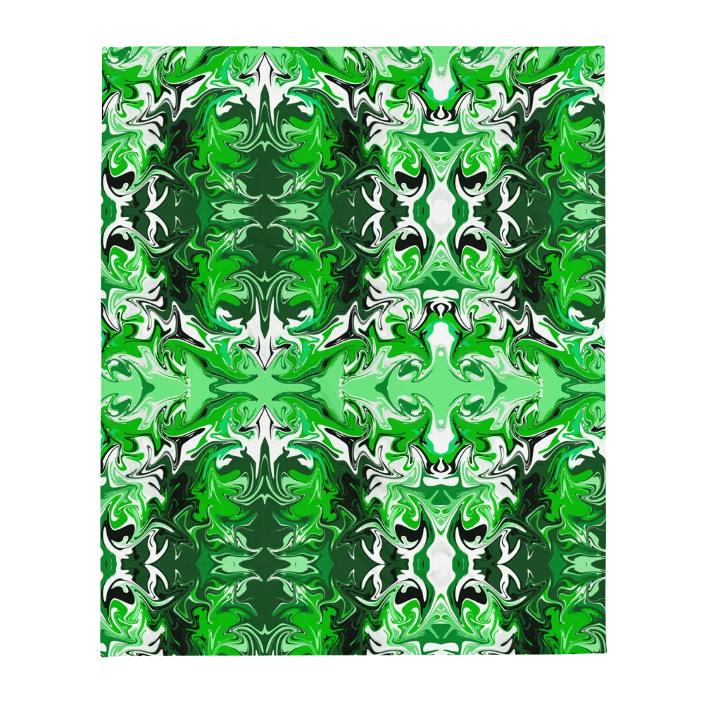 Green Swirl Blanket product image (2)