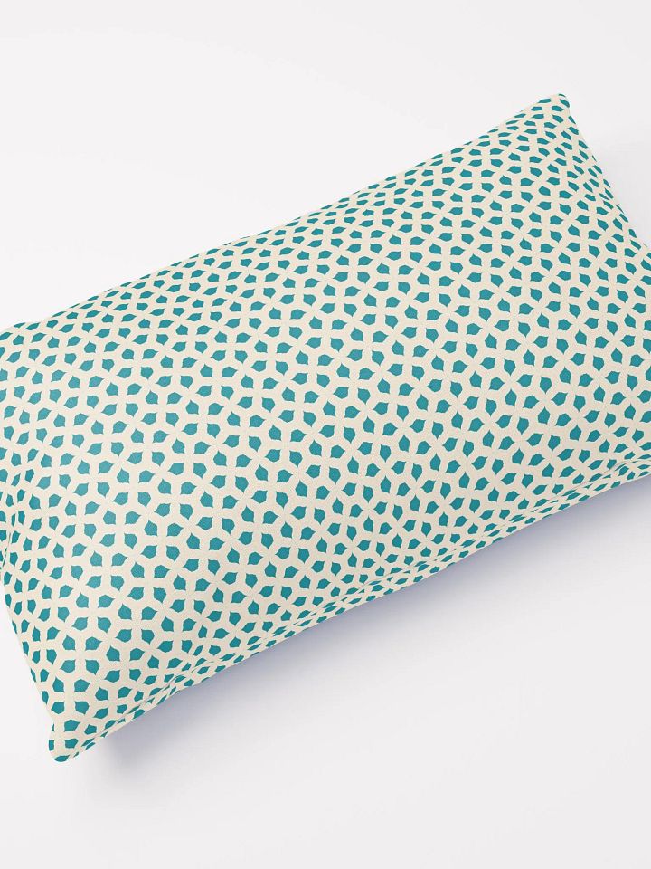 Blue Leaves Throw Pillow product image (2)