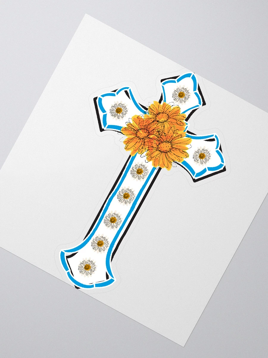 Sunflower Floral Cross product image (1)