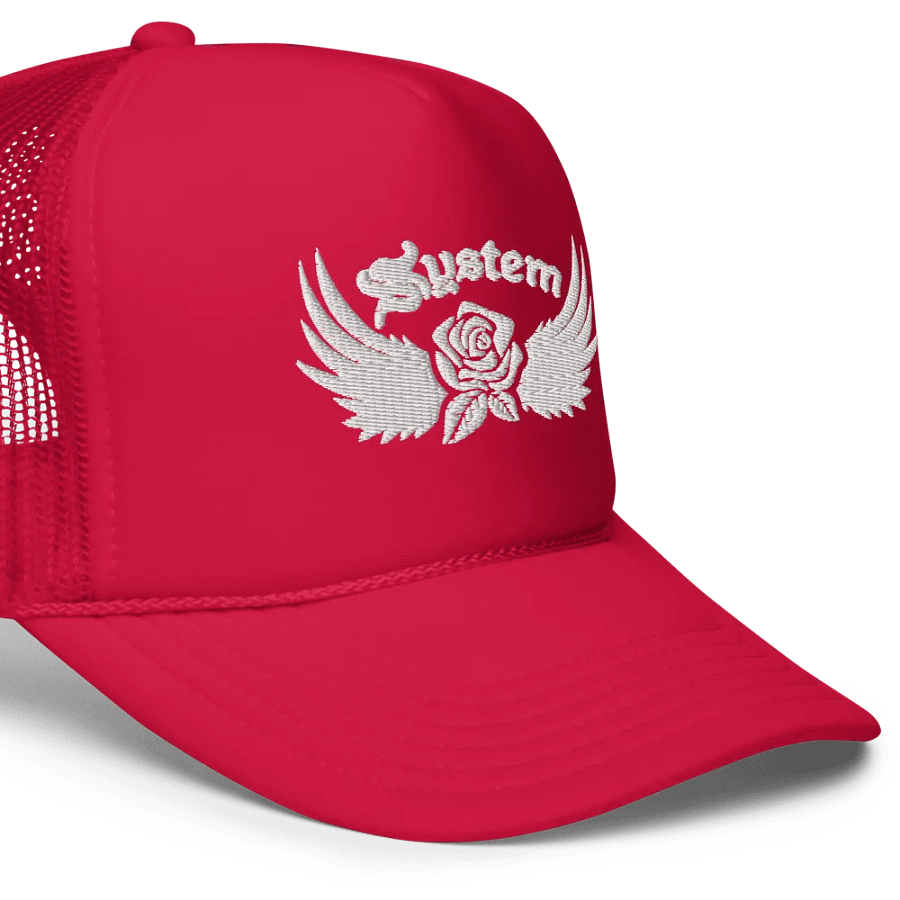 System Trucker Hat (Red) product image (7)
