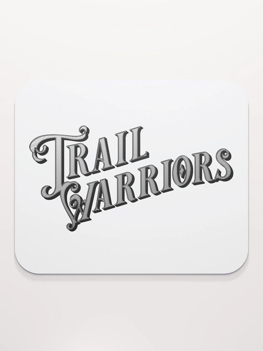 Black w/ Gradient Classic Trail Warriors Emblem Mouse Pad product image (2)