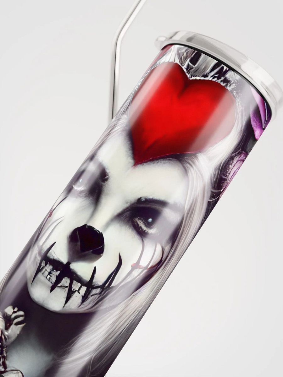 Gothic Romance: Elegant Stainless Steel Tumbler for Valentine's Delight product image (5)