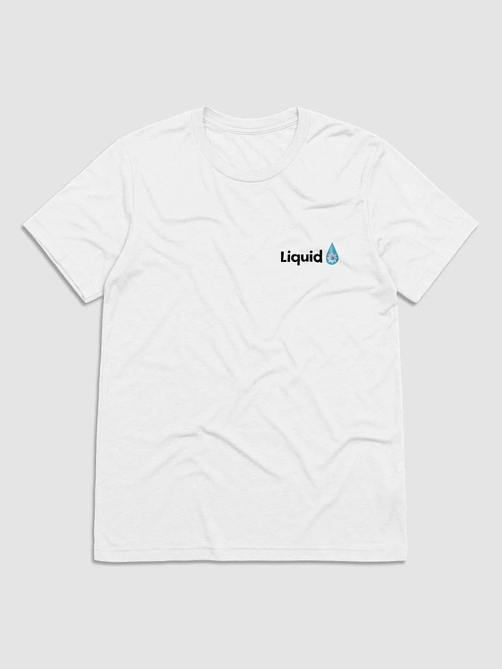Liquid, White Classic Short Sleeve T-shirt product image (1)