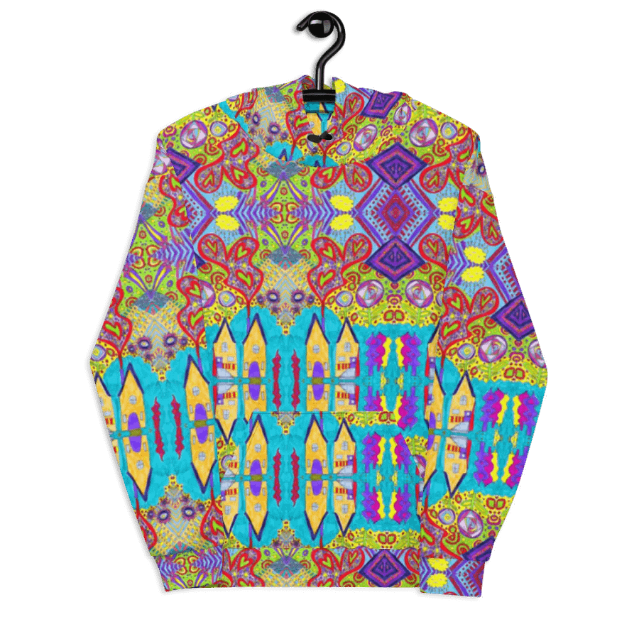 Abstract Doodle Happiness Unisex Hoodie product image (8)