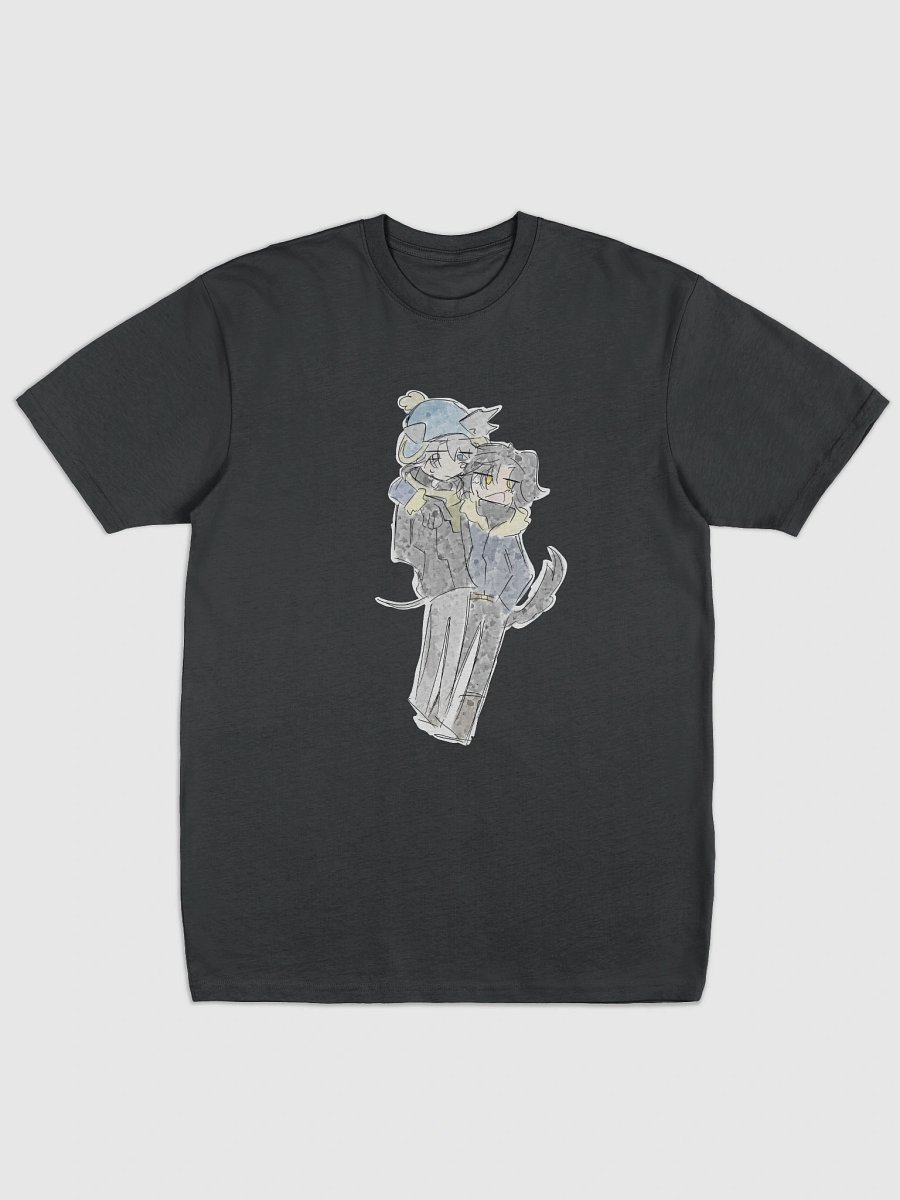 Grey hound and the black-coated retriever Vacation T-shirt product image (1)