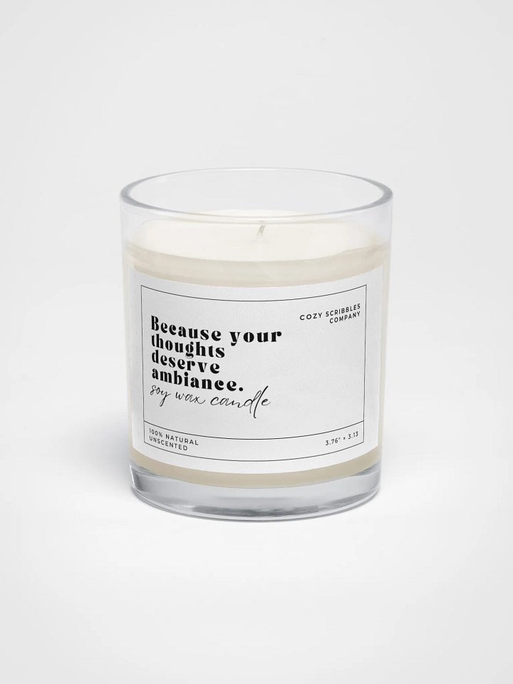Because Your Thoughts Deserve Ambiance Candle product image (1)