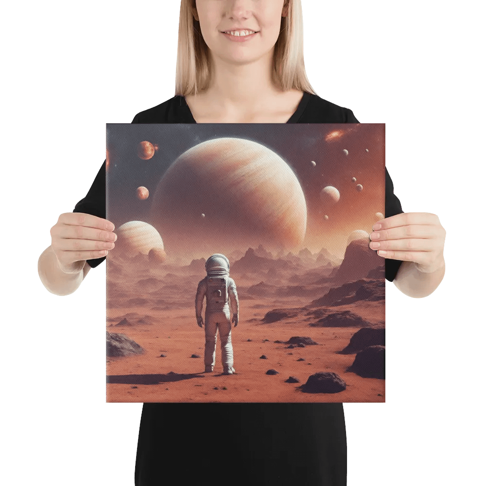 Astronaut On Alien Planet Wall Art product image (3)
