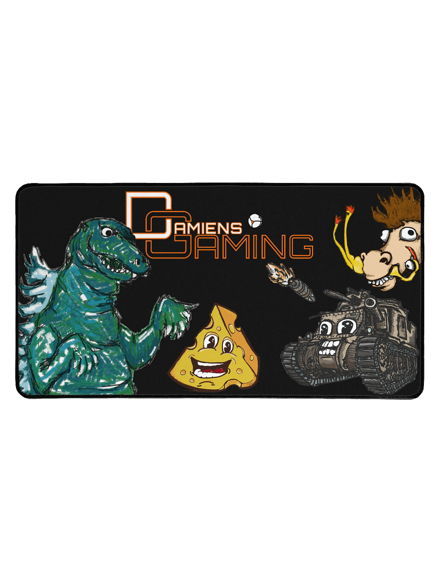 DamiensGaming Collage Desk Mat product image (1)