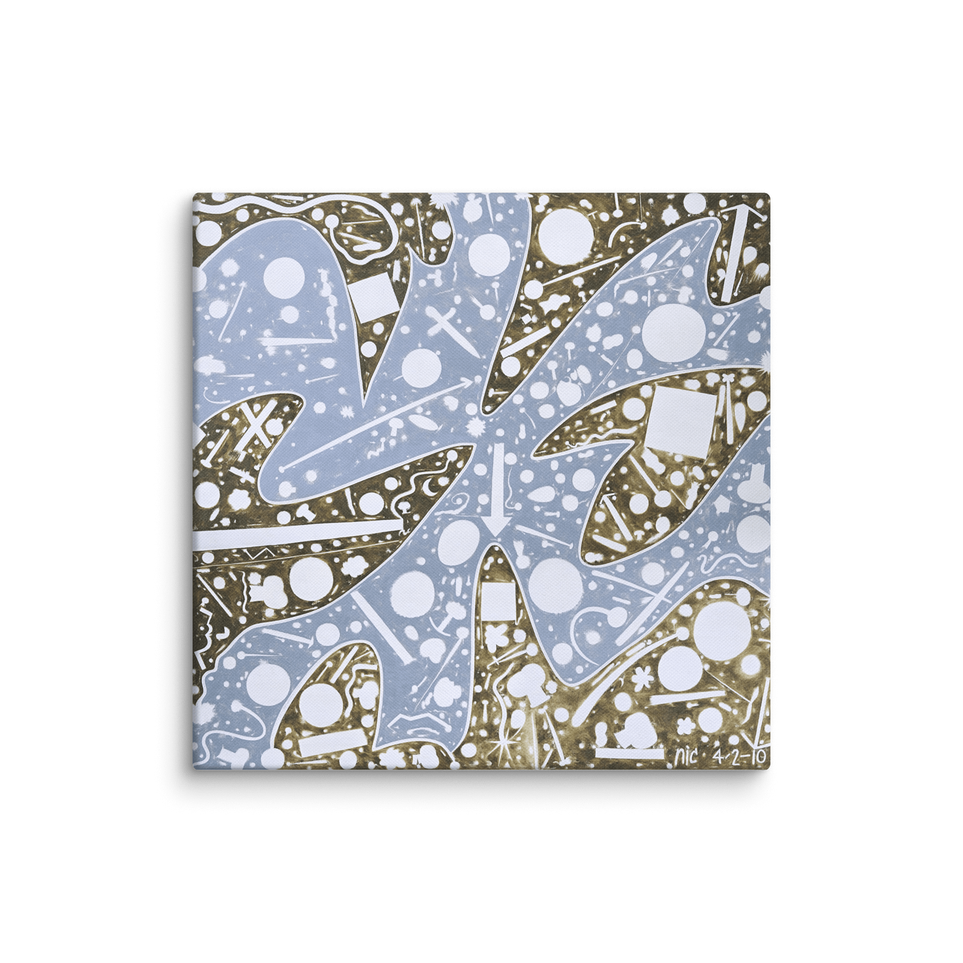 Cartoon Clock (2010) on Canvas (36" x 36") product image (3)